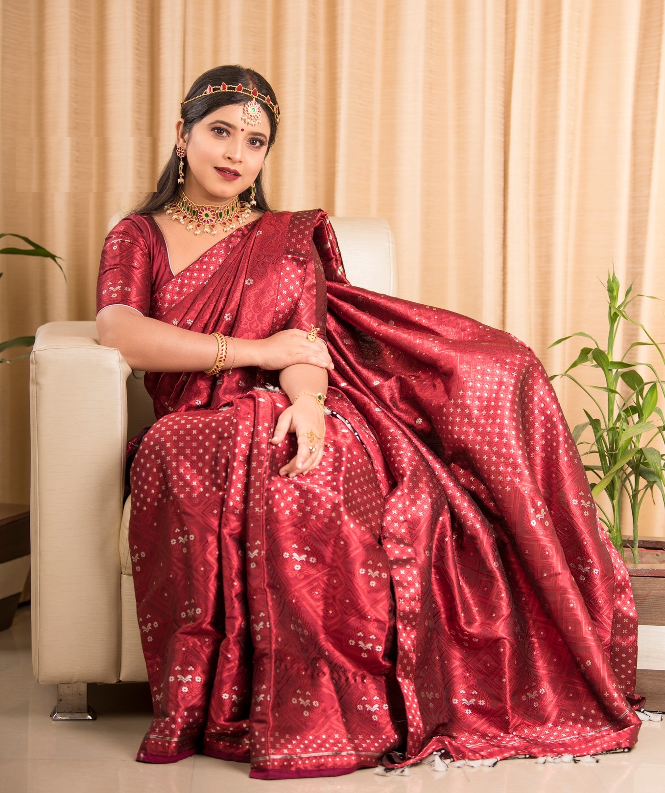 Assamese Mekhela Chador Silk Designer | MugaSilk