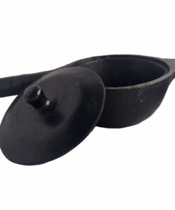 Earthenware Clay Black Pot Bowl-Black Pottery