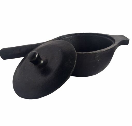 Earthenware Clay Black Pot Bowl-Black Pottery