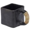 Buy Square Tea/Coffee Cup-Black Pottery
