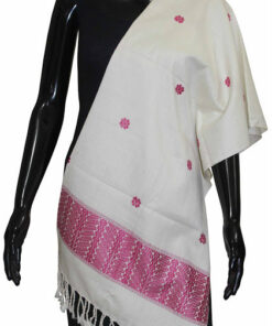 Buy 100% Pure Handmade Ethnic Designer Silk Shawl