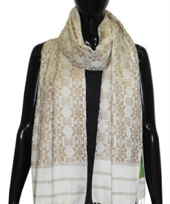 Buy Exotic Handwoven Silk Shawl With Heavy Work