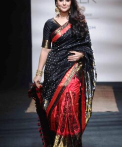 Designer Assam Silk Black