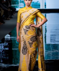 Assam Silk Designer Mekhela Chadar Multicolor