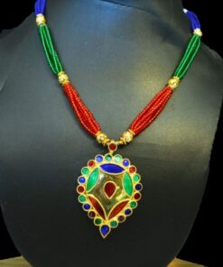 Ethnic Dugdugi Minakari Necklace