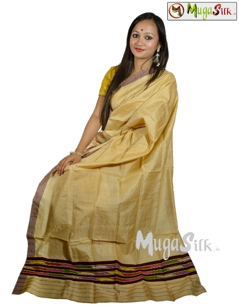 muga silk mekhela chadar