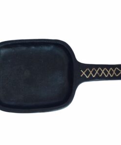 Buy Online Earthenware Clay Serving Dish-Black Pottery