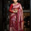 Assam Silk Mekhela Chadar with Premium Zari Work Bridal Design