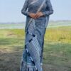 Assam Mekhela Chador Grey